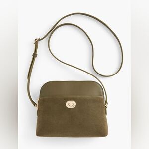 Suede Crossbody Bag